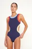DOLCE ONE PIECE | NAVY COLORBLOCK sold by STAUD