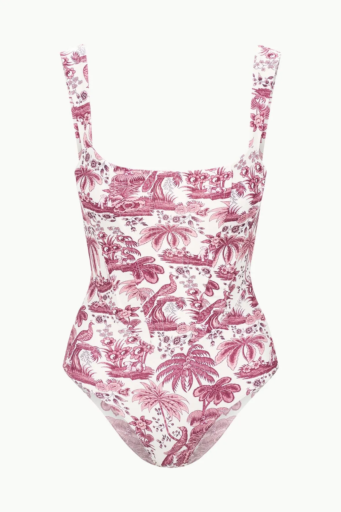 ADELAIDE ONE PIECE | BORDEAUX TOILE sold by STAUD product image thumbnail 5
