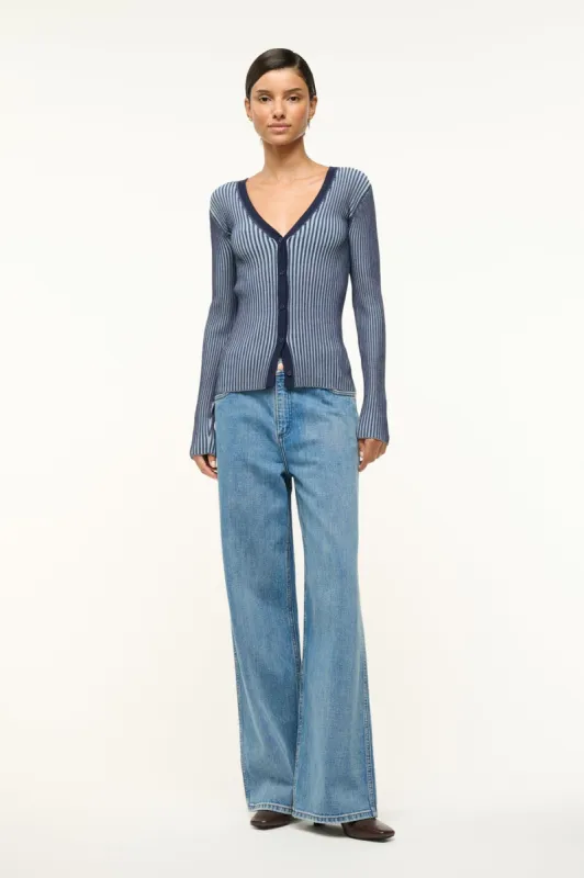 CARGO SWEATER | NAVY CLEAR BLUE sold by STAUD