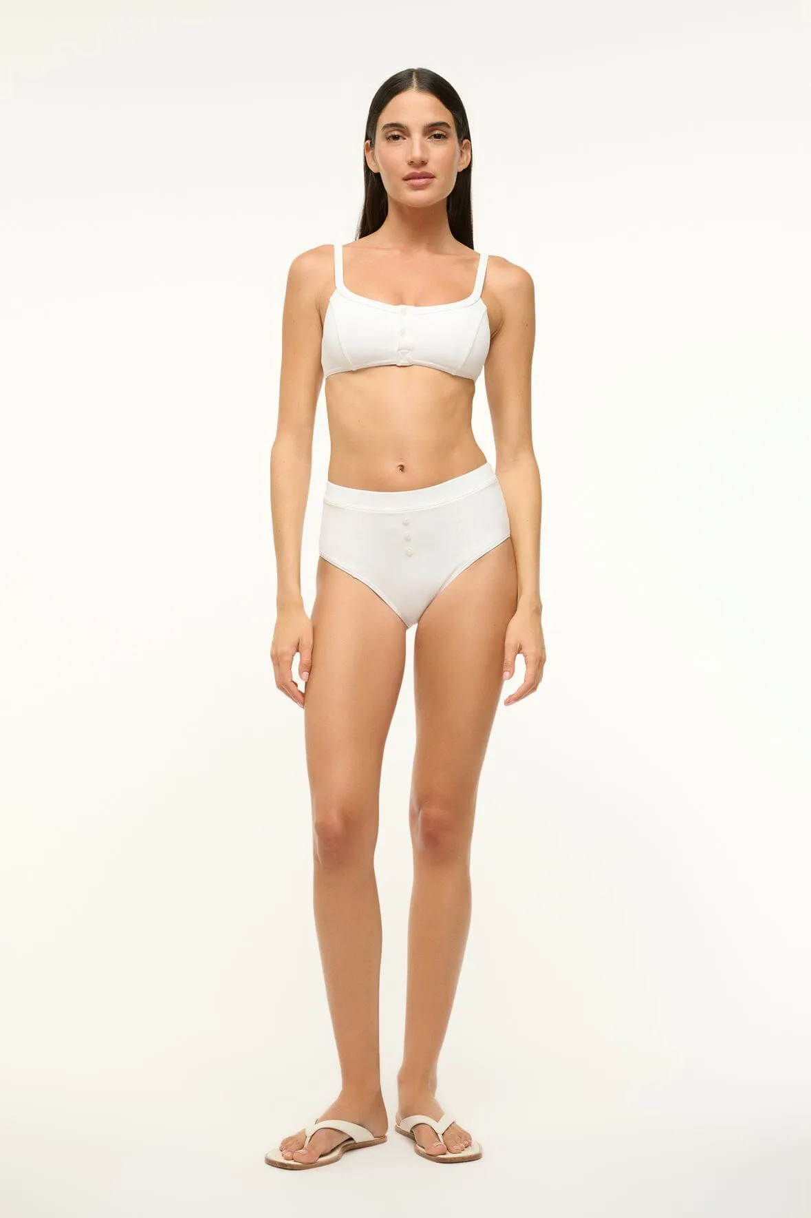 GIA BIKINI TOP | BRIGHT WHITE sold by STAUD product image thumbnail 3