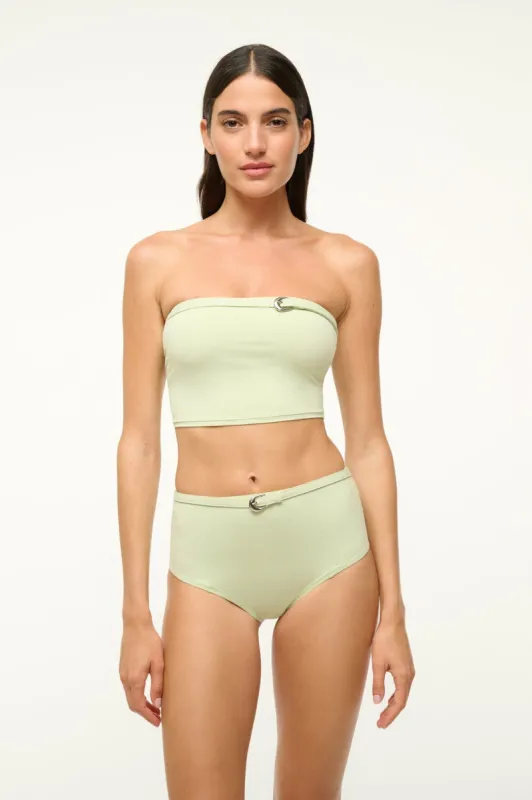 JUNO BIKINI TOP | PALE JADE sold by STAUD