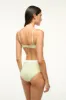 JO BALCONETTE BIKINI TOP | PALE JADE WHITE sold by STAUD
