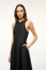 HEIKE DRESS | BLACK sold by STAUD