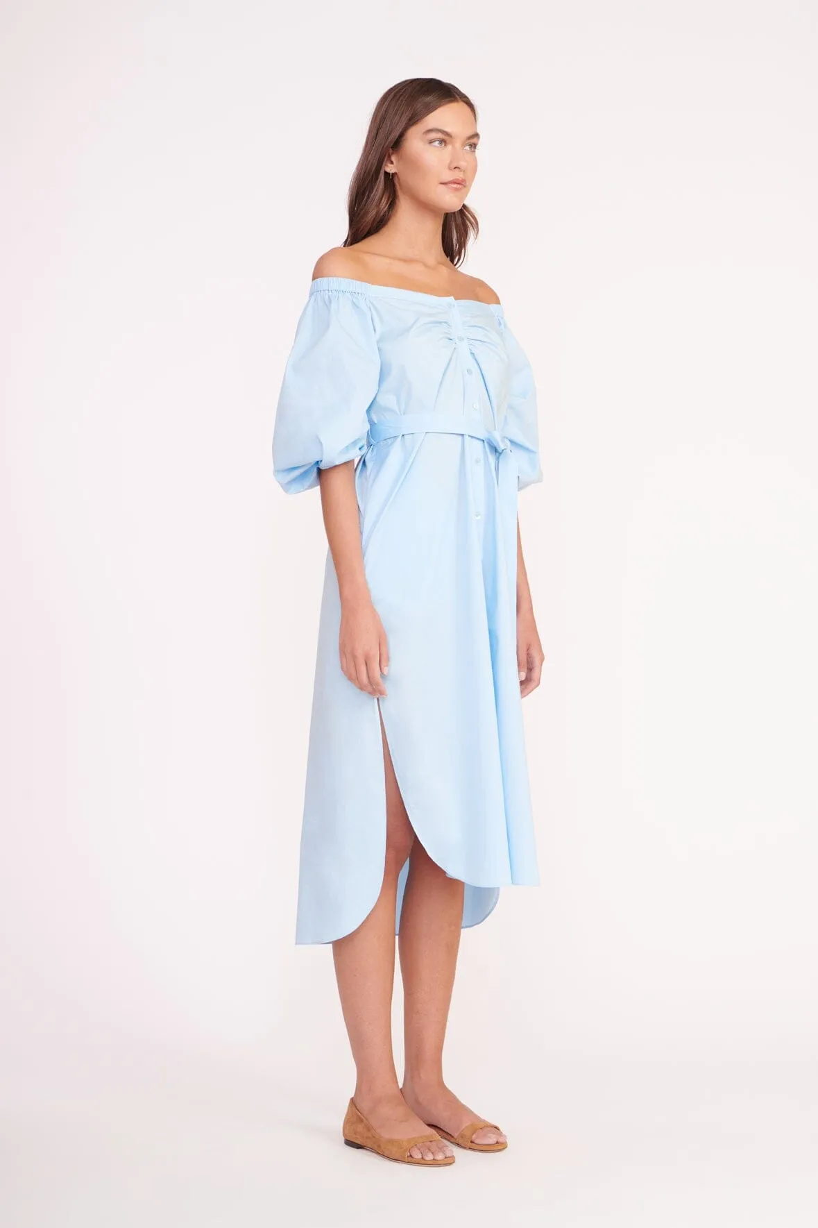 REESE DRESS | FRENCH BLUE sold by STAUD product image thumbnail 3
