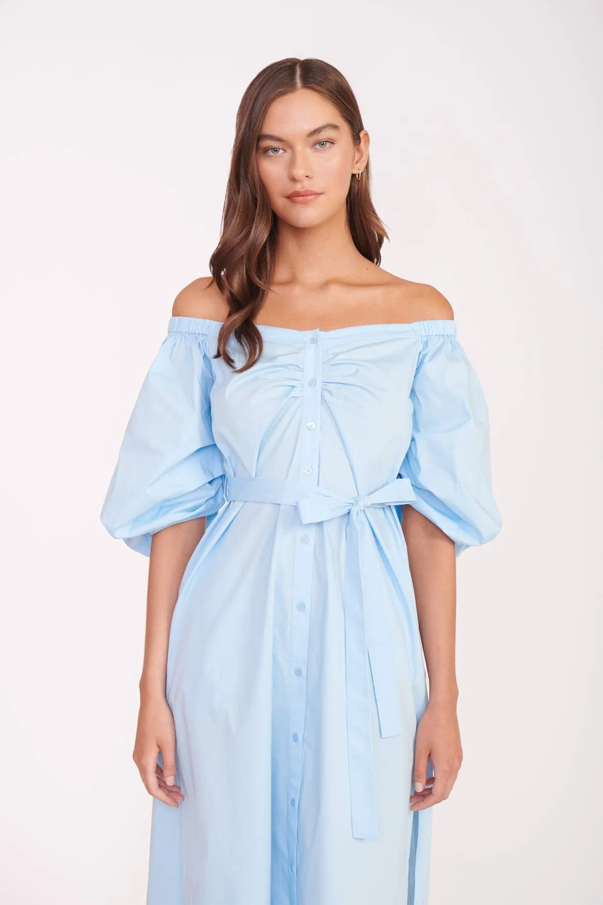 REESE DRESS | FRENCH BLUE sold by STAUD product image thumbnail 2