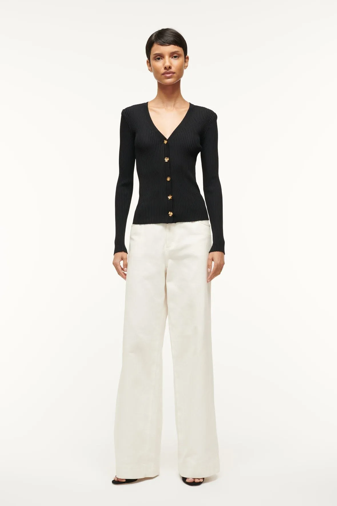 CARGO SWEATER | BLACK sold by STAUD