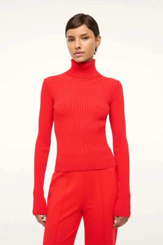 JACE TOP | RED ROSE sold by STAUD