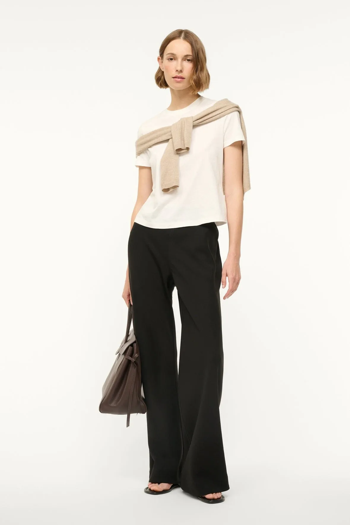 STROLL PANT | BLACK sold by STAUD