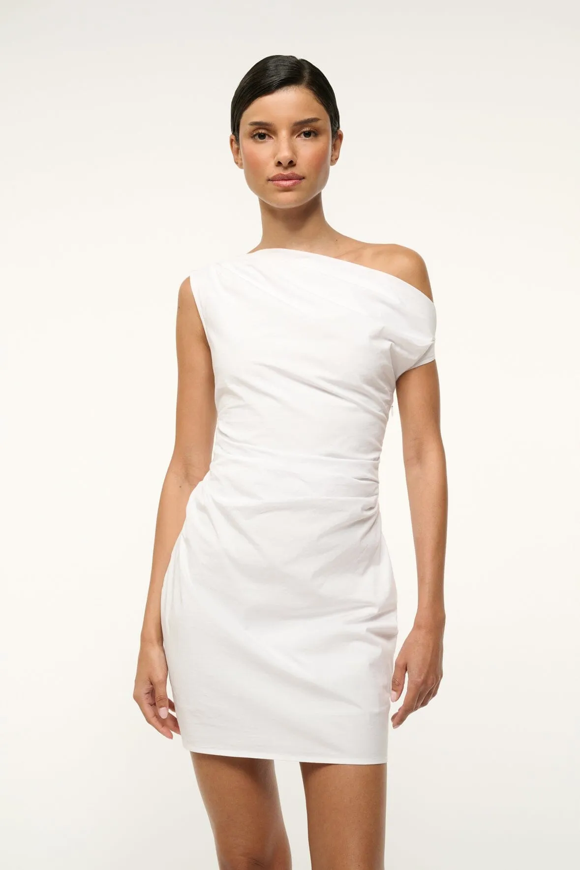 MINI PHARE DRESS | WHITE sold by STAUD product image thumbnail 4