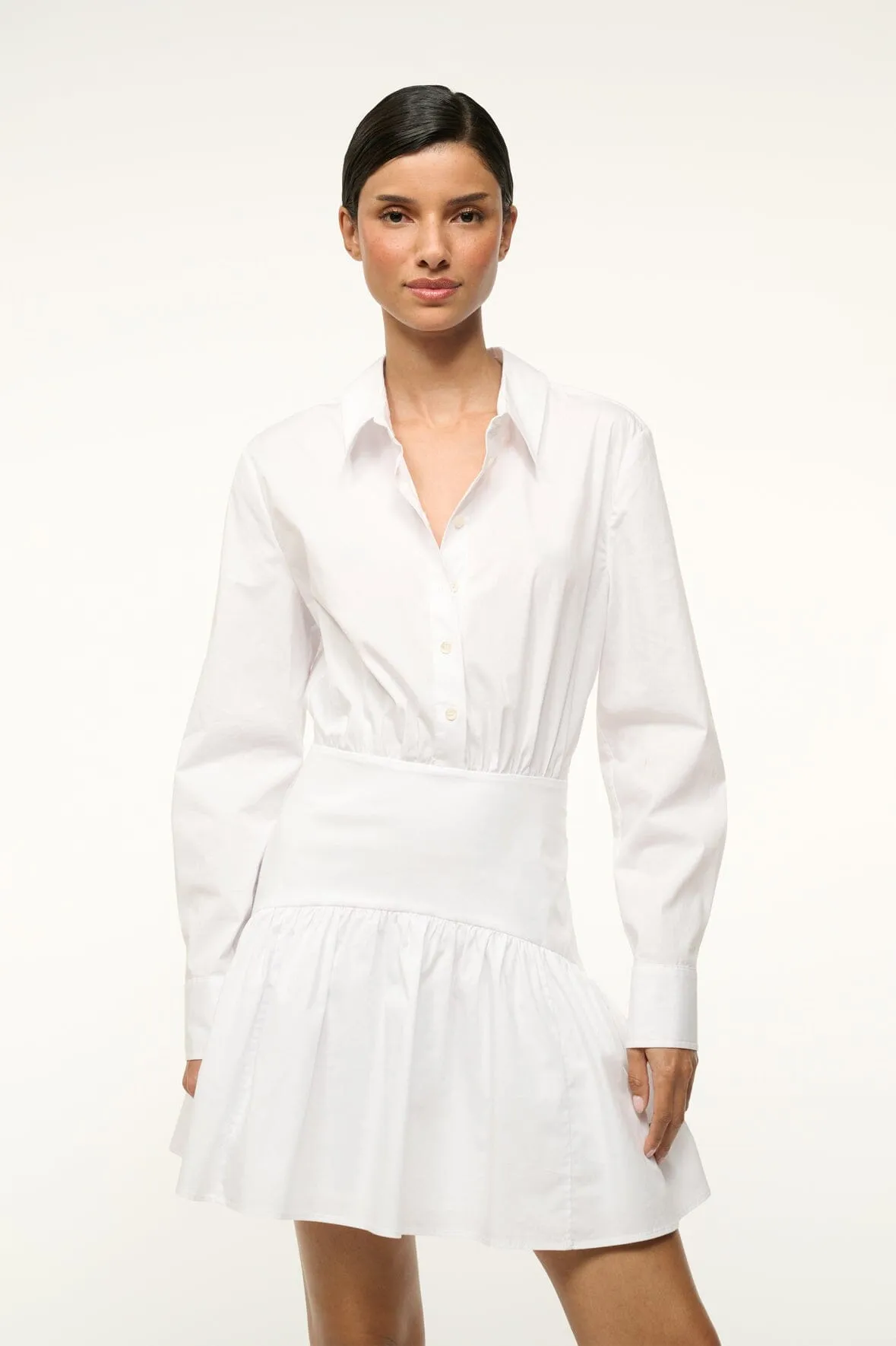 ROCCO MINI DRESS | WHITE sold by STAUD product image thumbnail 4