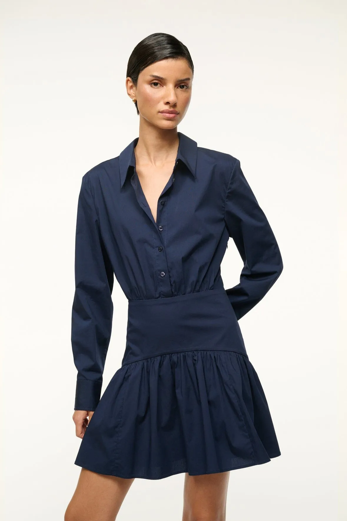 ROCCO MINI DRESS | NAVY sold by STAUD product image thumbnail 5