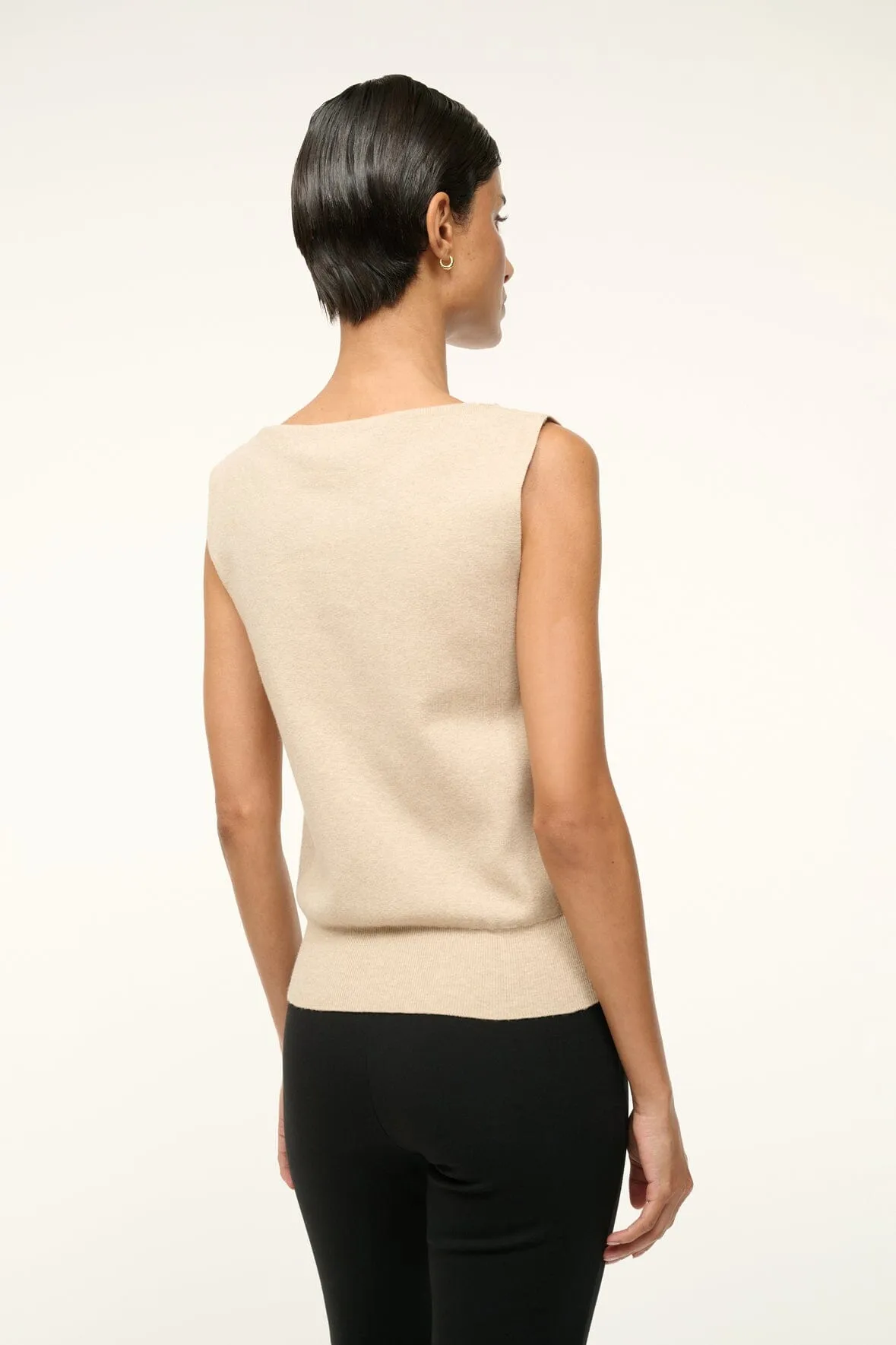 ROCKI SWEATER | STONE sold by STAUD product image thumbnail 4