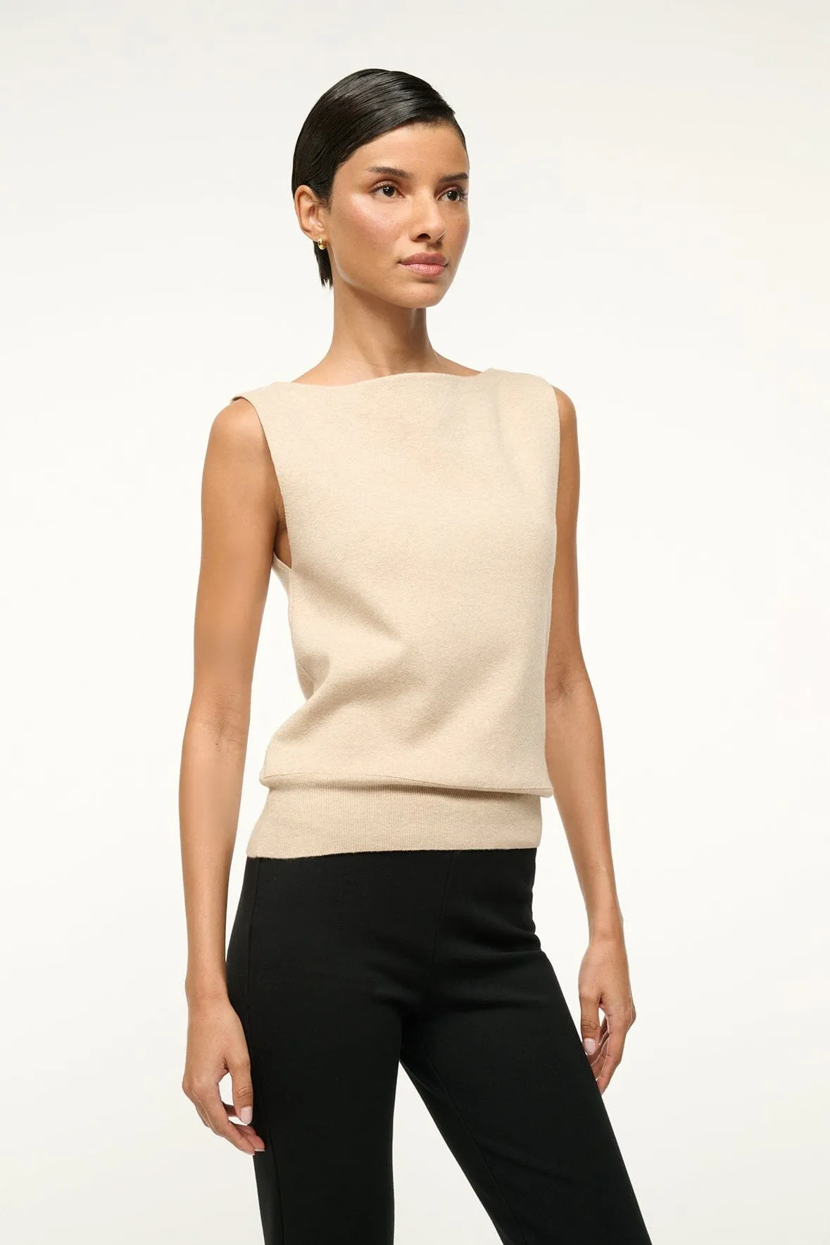 ROCKI SWEATER | STONE sold by STAUD product image thumbnail 2
