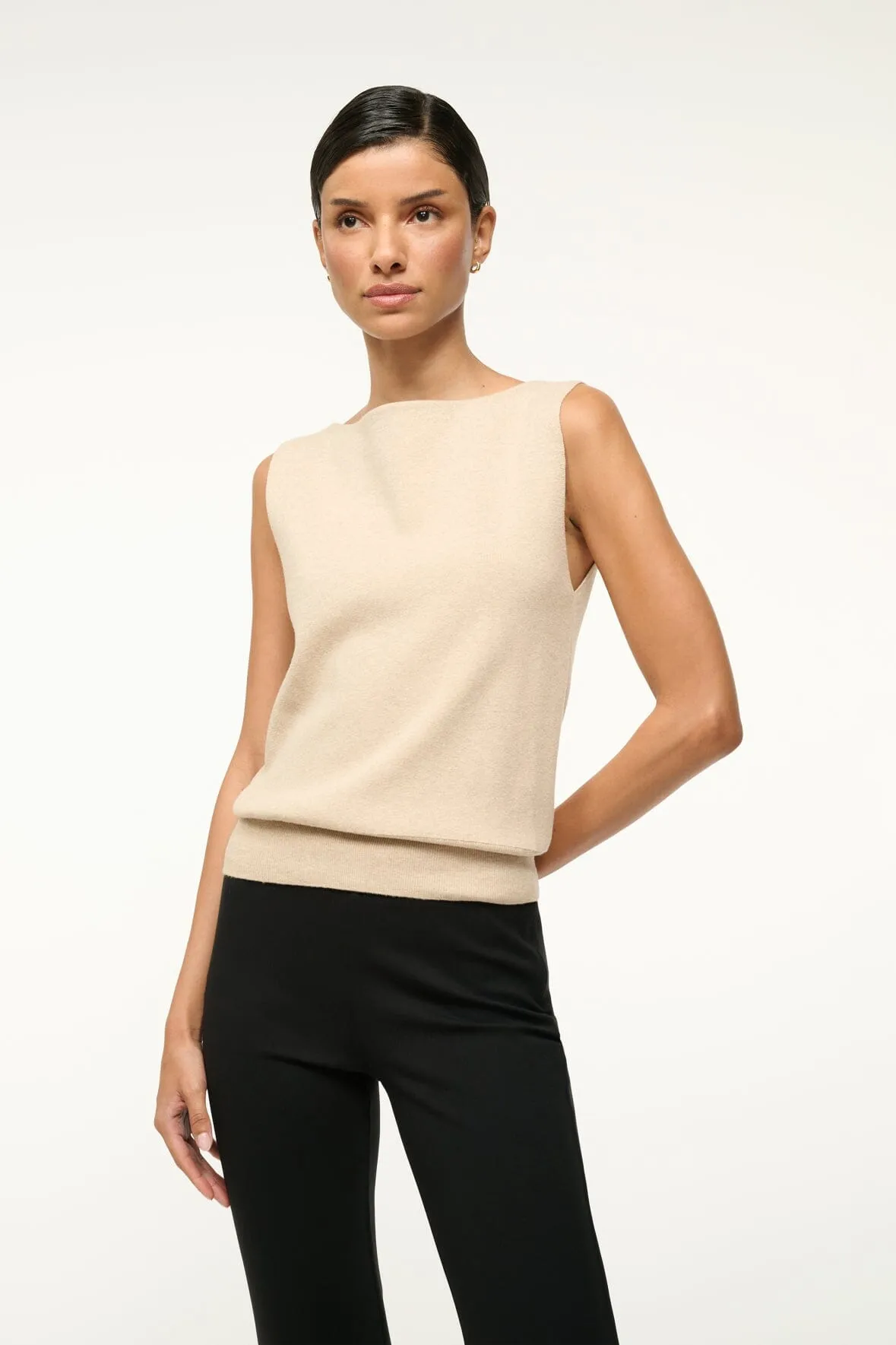 ROCKI SWEATER | STONE sold by STAUD