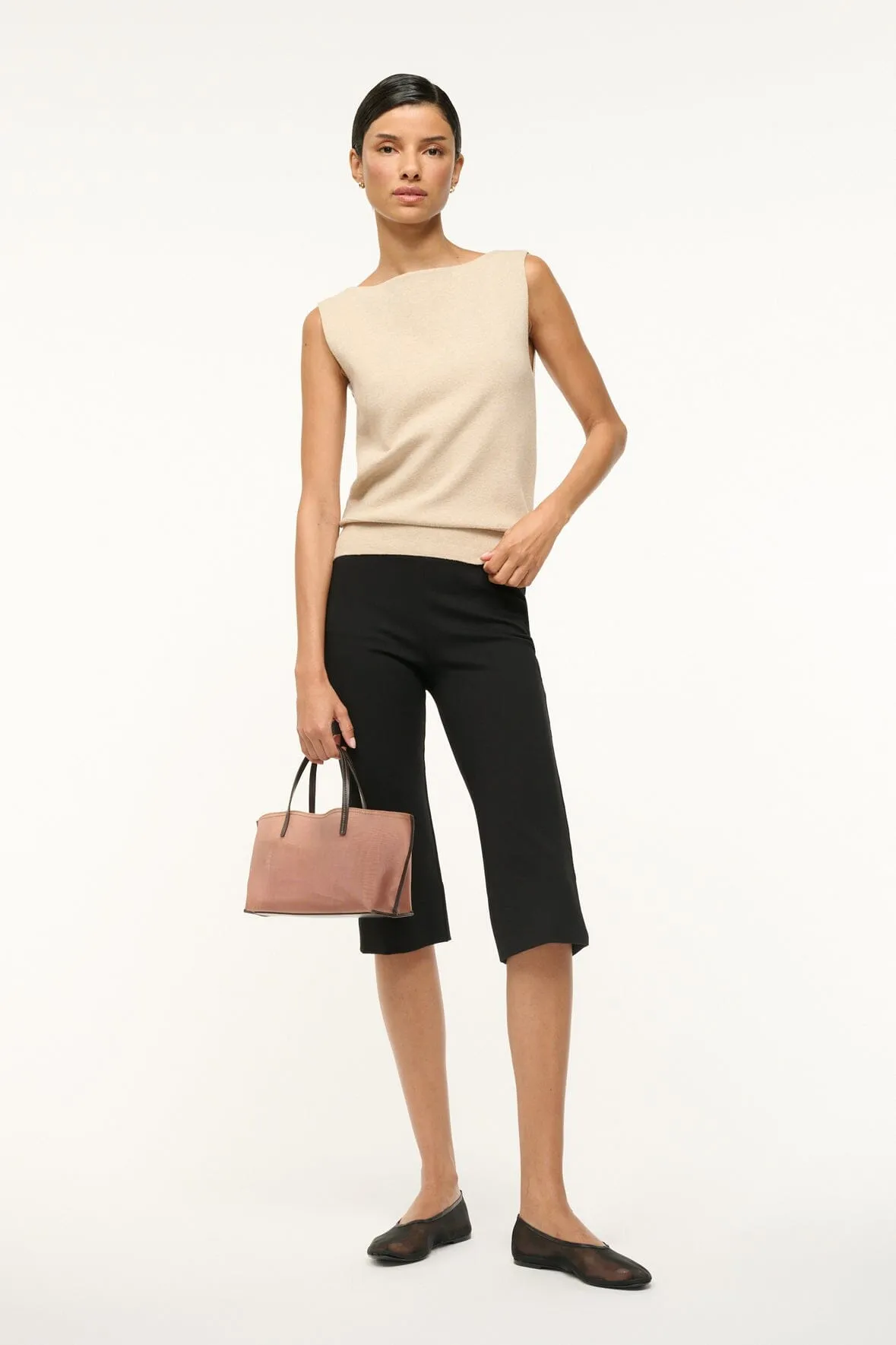 ROCKI SWEATER | STONE sold by STAUD product image thumbnail 3