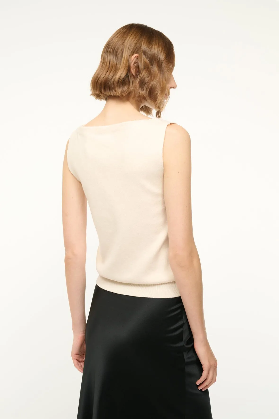 ROCKI SWEATER | ECRU sold by STAUD product image thumbnail 4