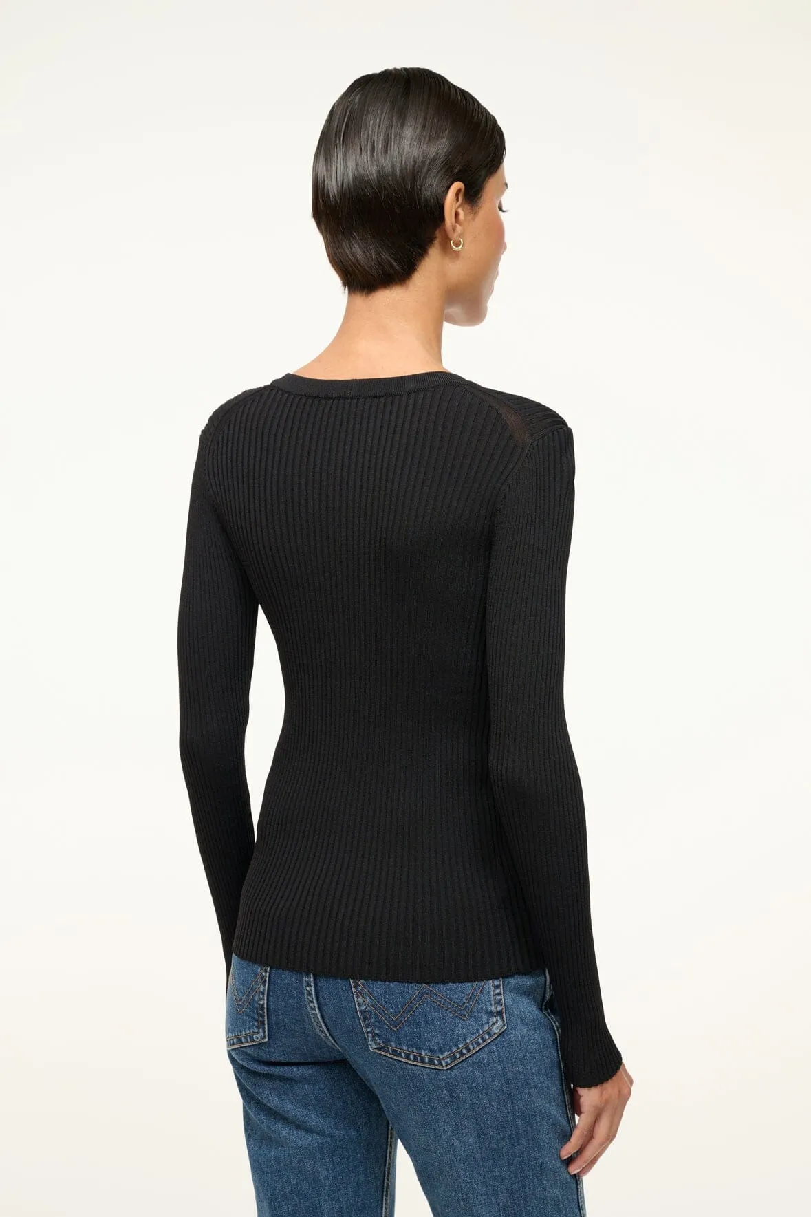 CARGO SWEATER | BLACK sold by STAUD product image thumbnail 3