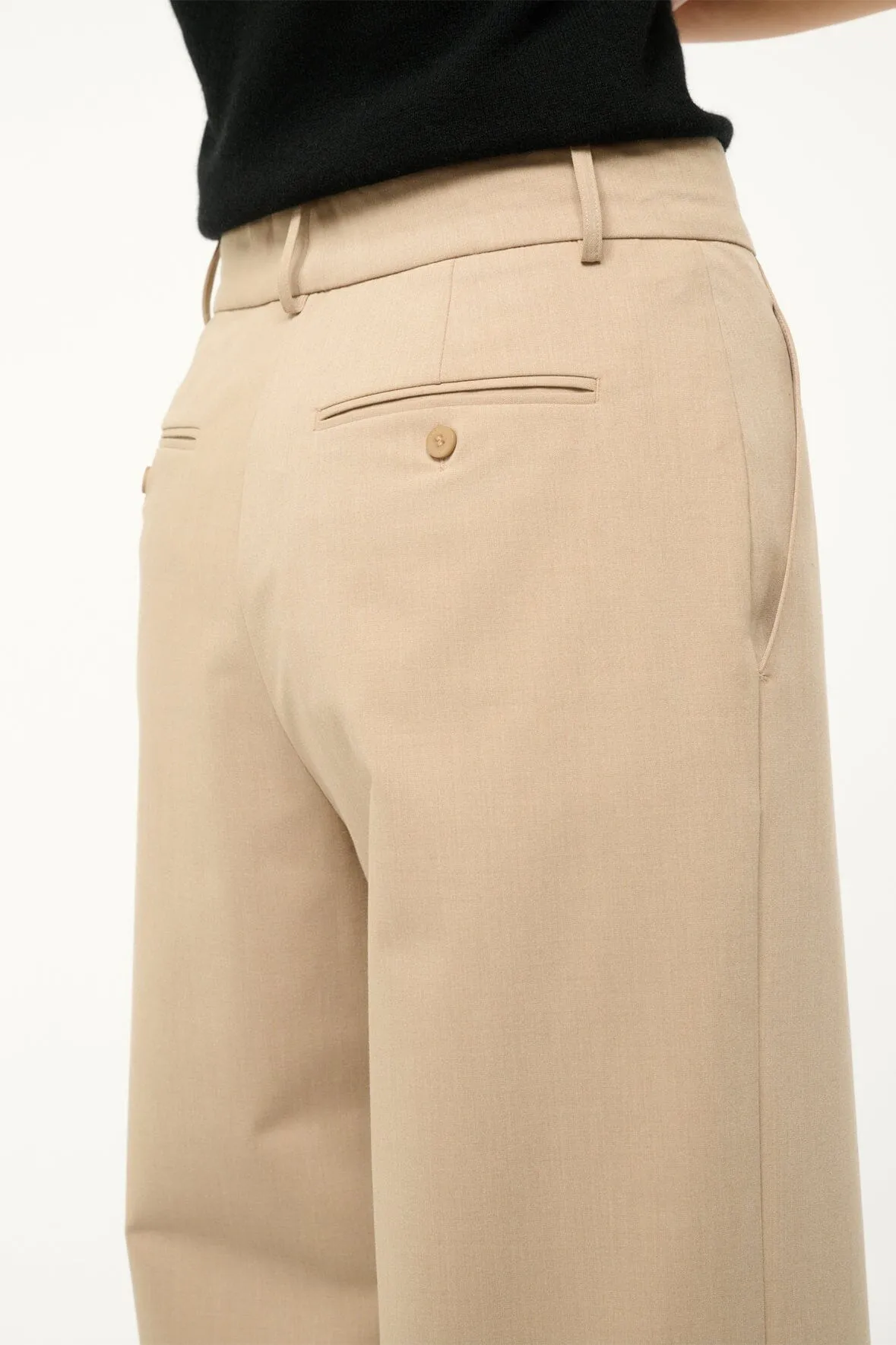 CROPPED PRINCE PANT | STONE sold by STAUD product image thumbnail 5
