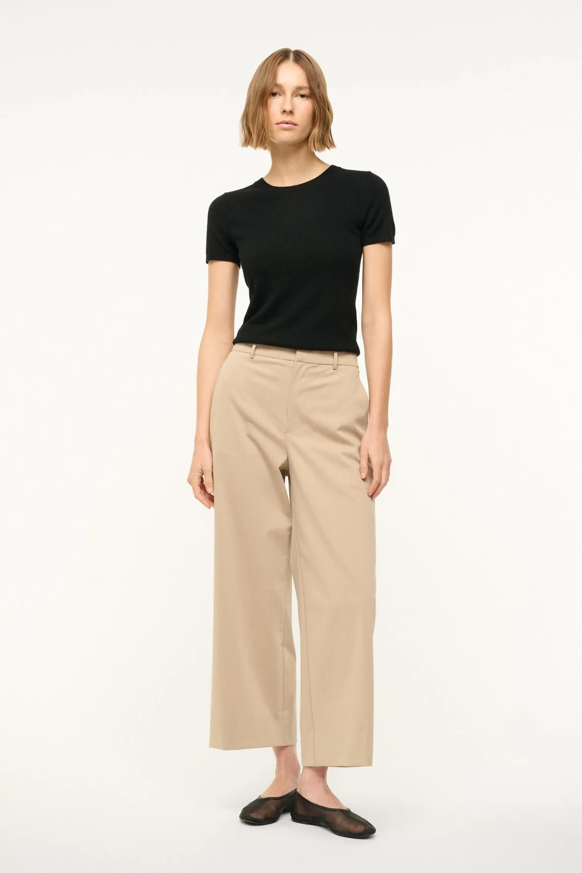 CROPPED PRINCE PANT | STONE sold by STAUD product image thumbnail 2