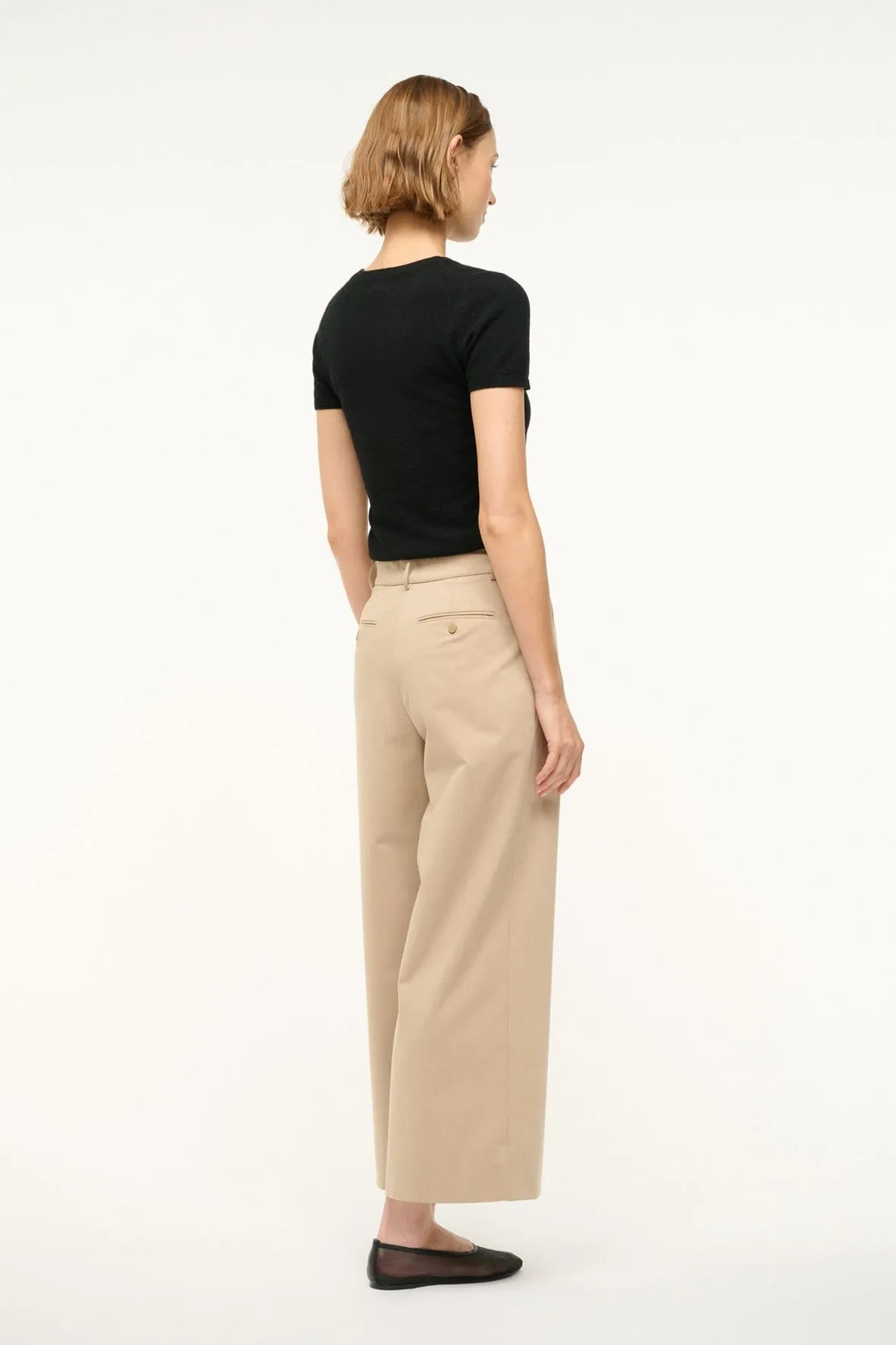 CROPPED PRINCE PANT | STONE sold by STAUD product image thumbnail 3
