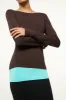 CARILO DRESS | EARTH AQUA BLACK sold by STAUD