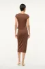 CHANA SKIRT | DARK OAK sold by STAUD
