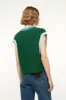 AMERICANA SWEATER | JUNGLE SKY IVORY sold by STAUD