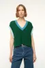 AMERICANA SWEATER | JUNGLE SKY IVORY sold by STAUD