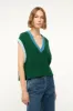 AMERICANA SWEATER | JUNGLE SKY IVORY sold by STAUD