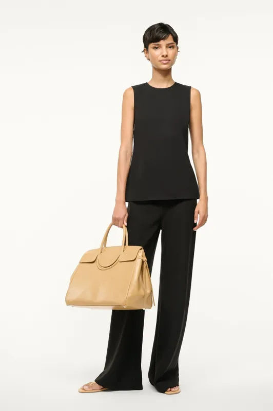 BRONTE TOP | BLACK sold by STAUD