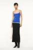 IGNACIO DRESS | DEEP SEA BLACK IVORY sold by STAUD
