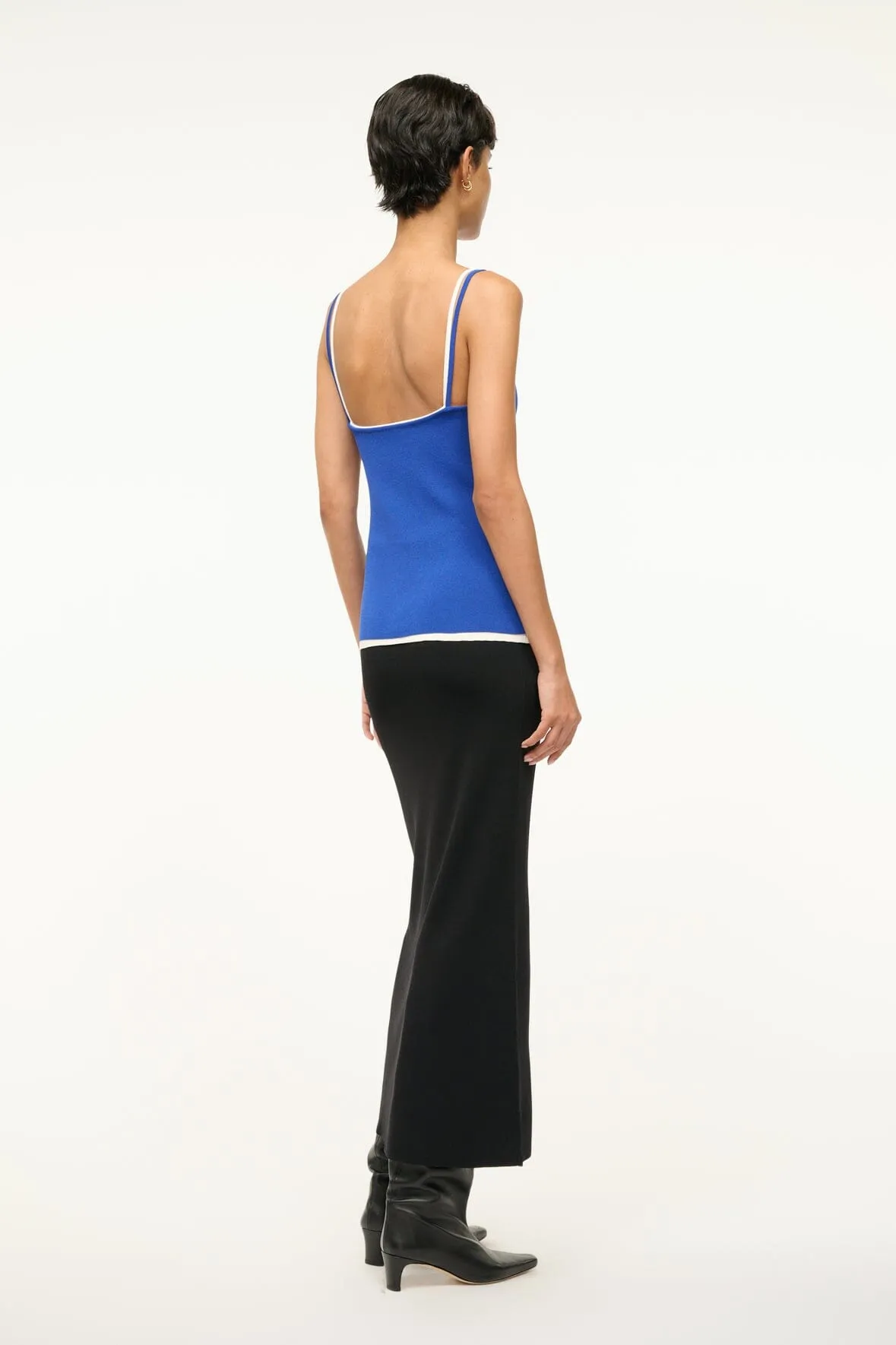 IGNACIO DRESS | DEEP SEA BLACK IVORY sold by STAUD product image thumbnail 5