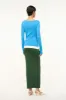 CARILO DRESS | JUNGLE SKY IVORY sold by STAUD