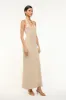 CANELA CASHMERE DRESS | STONE sold by STAUD