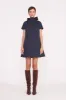MINI ILANA DRESS | NAVY sold by STAUD