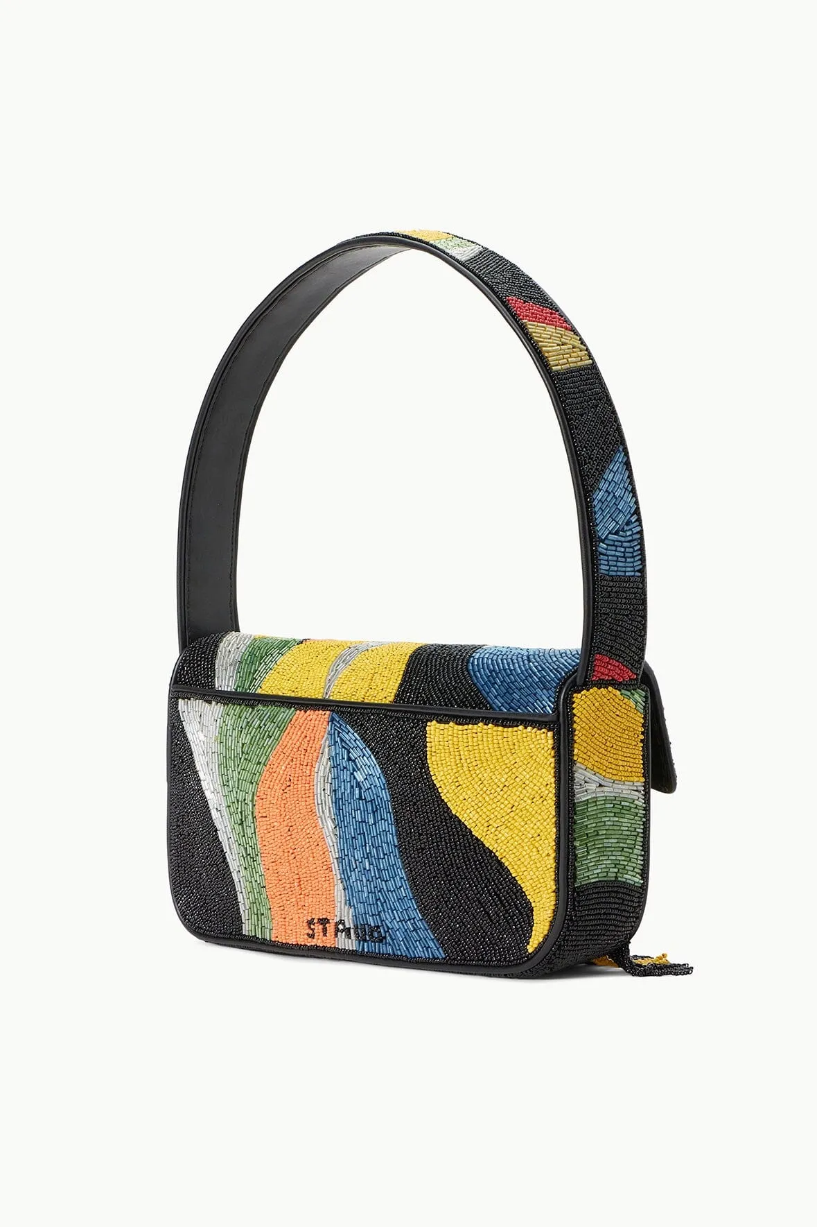 TOMMY BEADED BAG | MARBLE WAVE sold by STAUD product image thumbnail 4