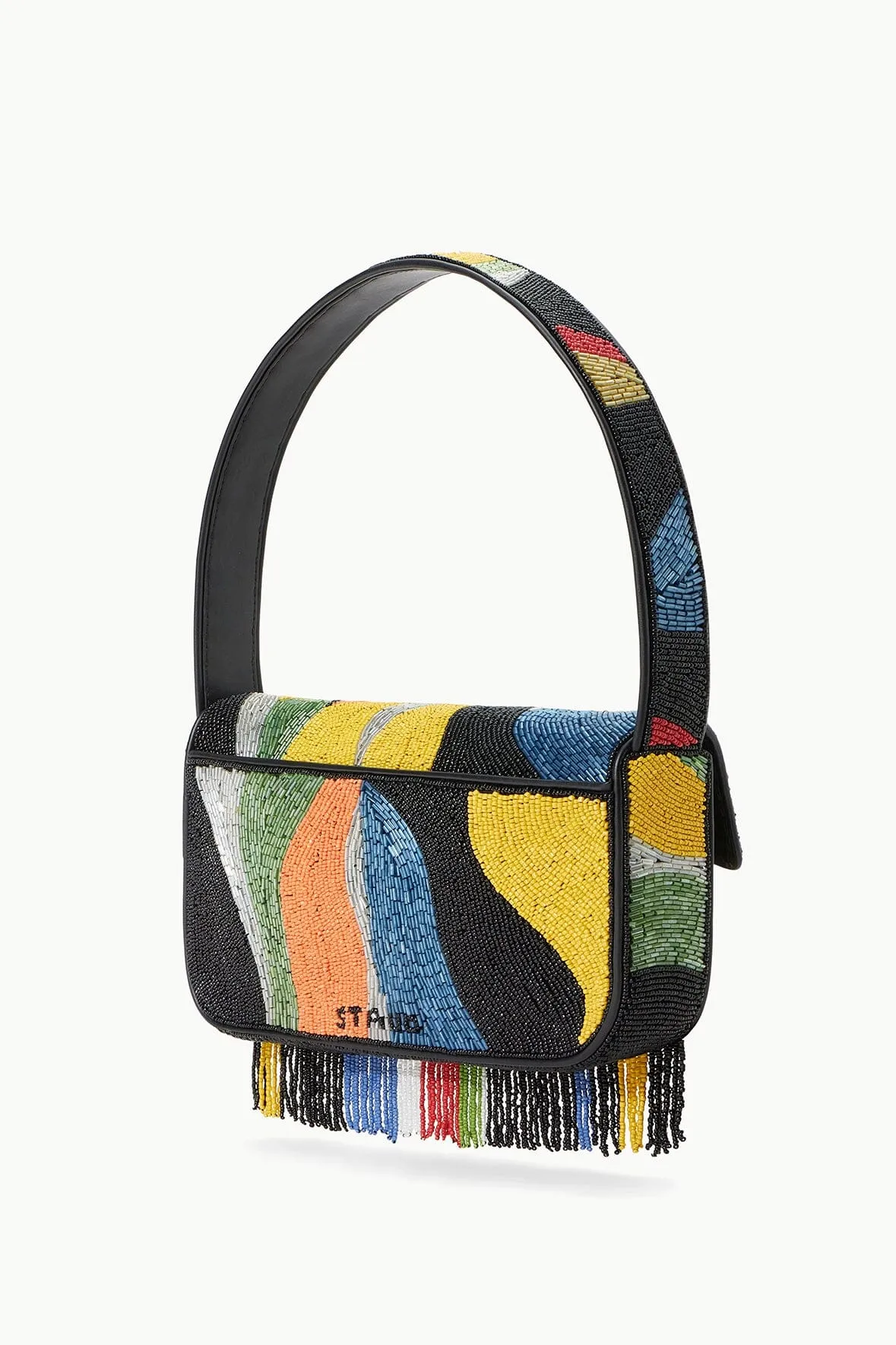 TOMMY BEADED BAG | MARBLE WAVE sold by STAUD product image thumbnail 3