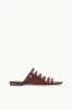 EMMA SANDAL | MAHOGANY sold by STAUD