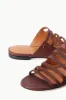 EMMA SANDAL | MAHOGANY sold by STAUD
