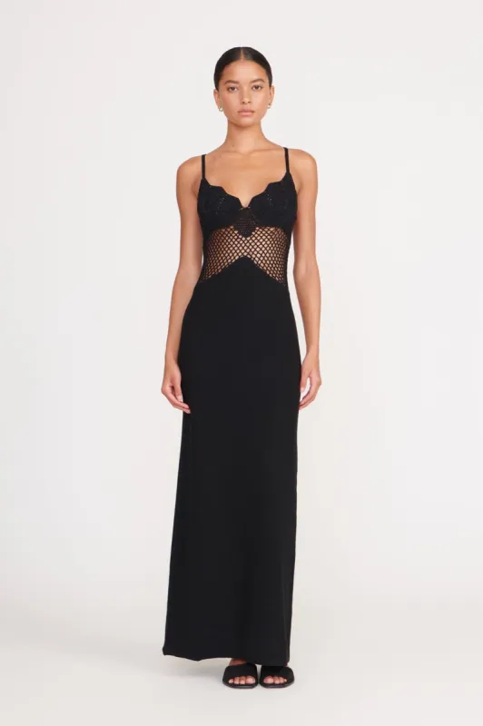 TARA DRESS | BLACK sold by STAUD
