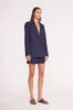 MAXWELL BLAZER | NAVY sold by STAUD