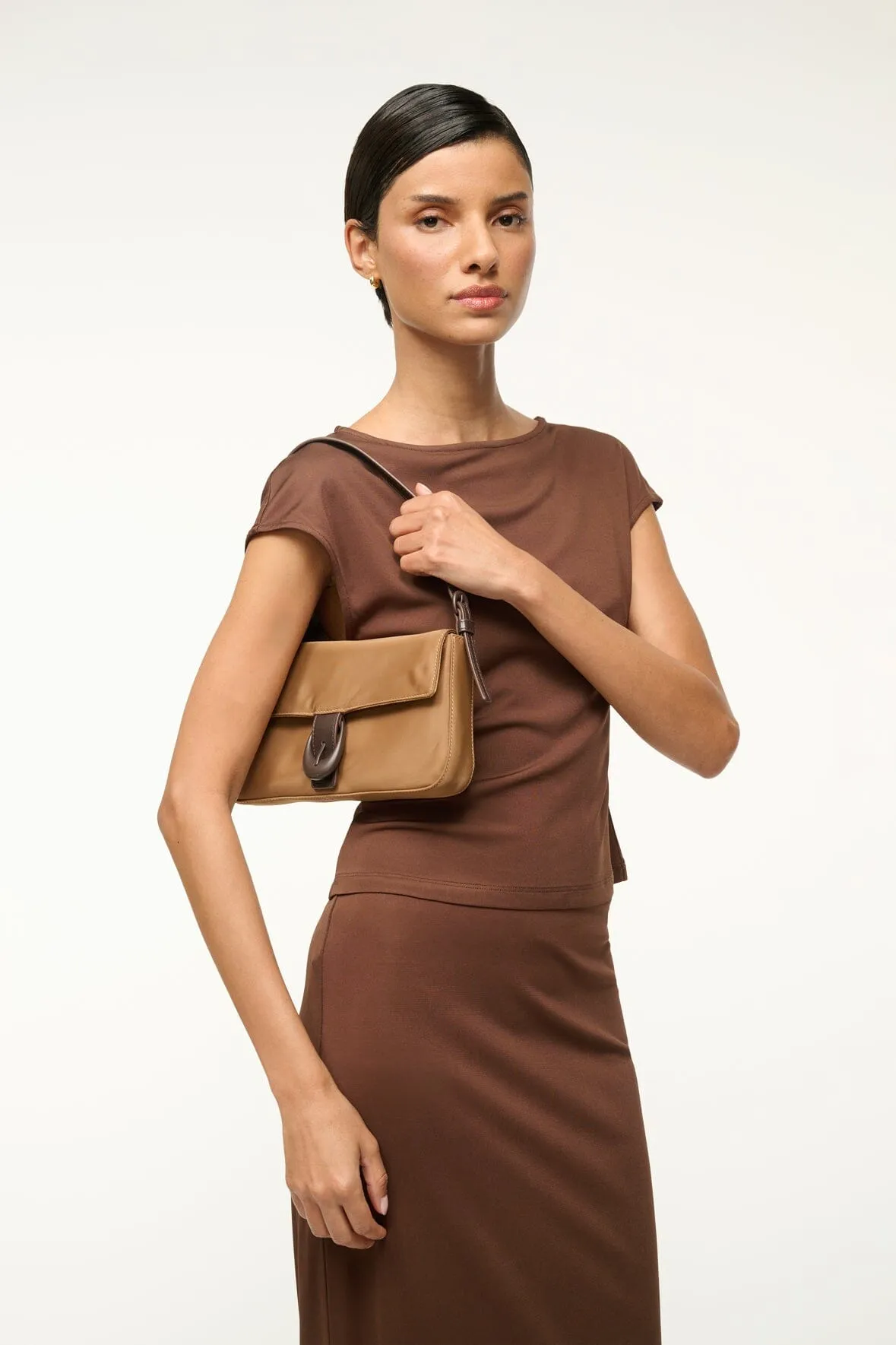 HARLOW BAG | CAMEL NYLON sold by STAUD product image thumbnail 2