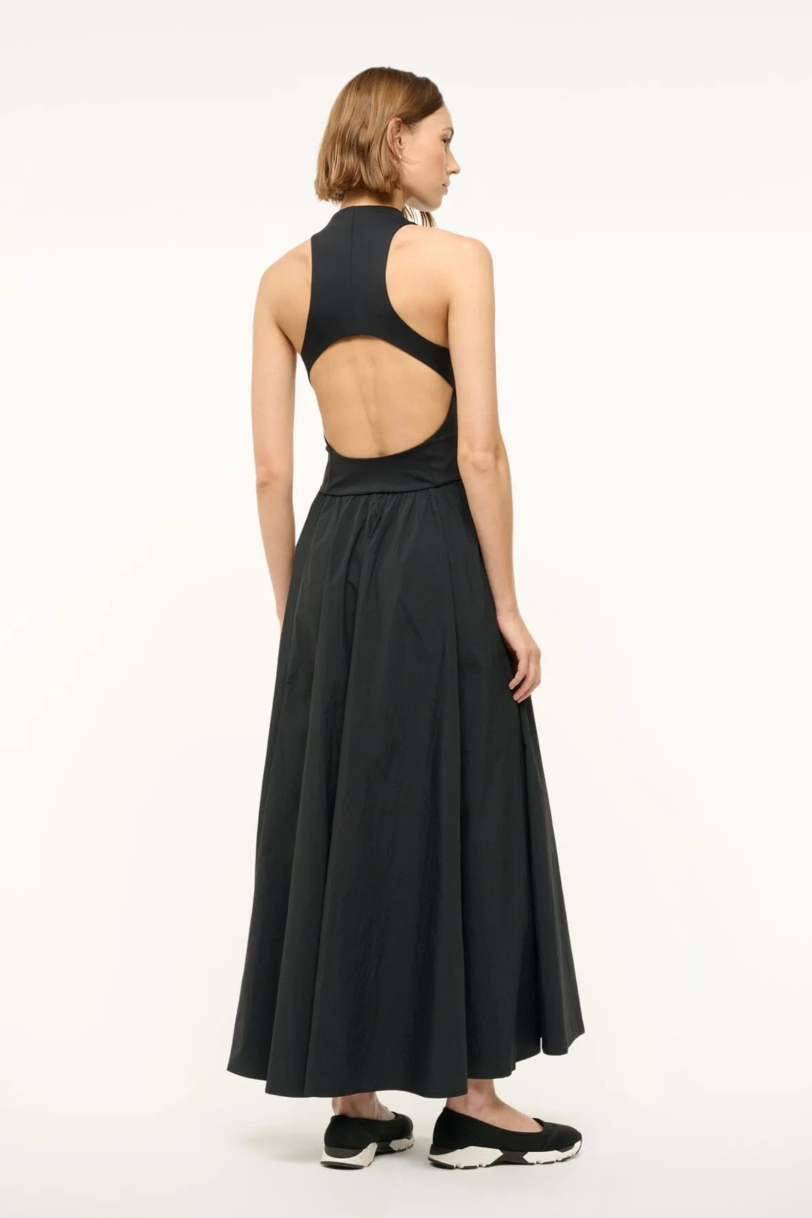 CREVASSE MAXI DRESS | BLACK sold by STAUD product image thumbnail 3