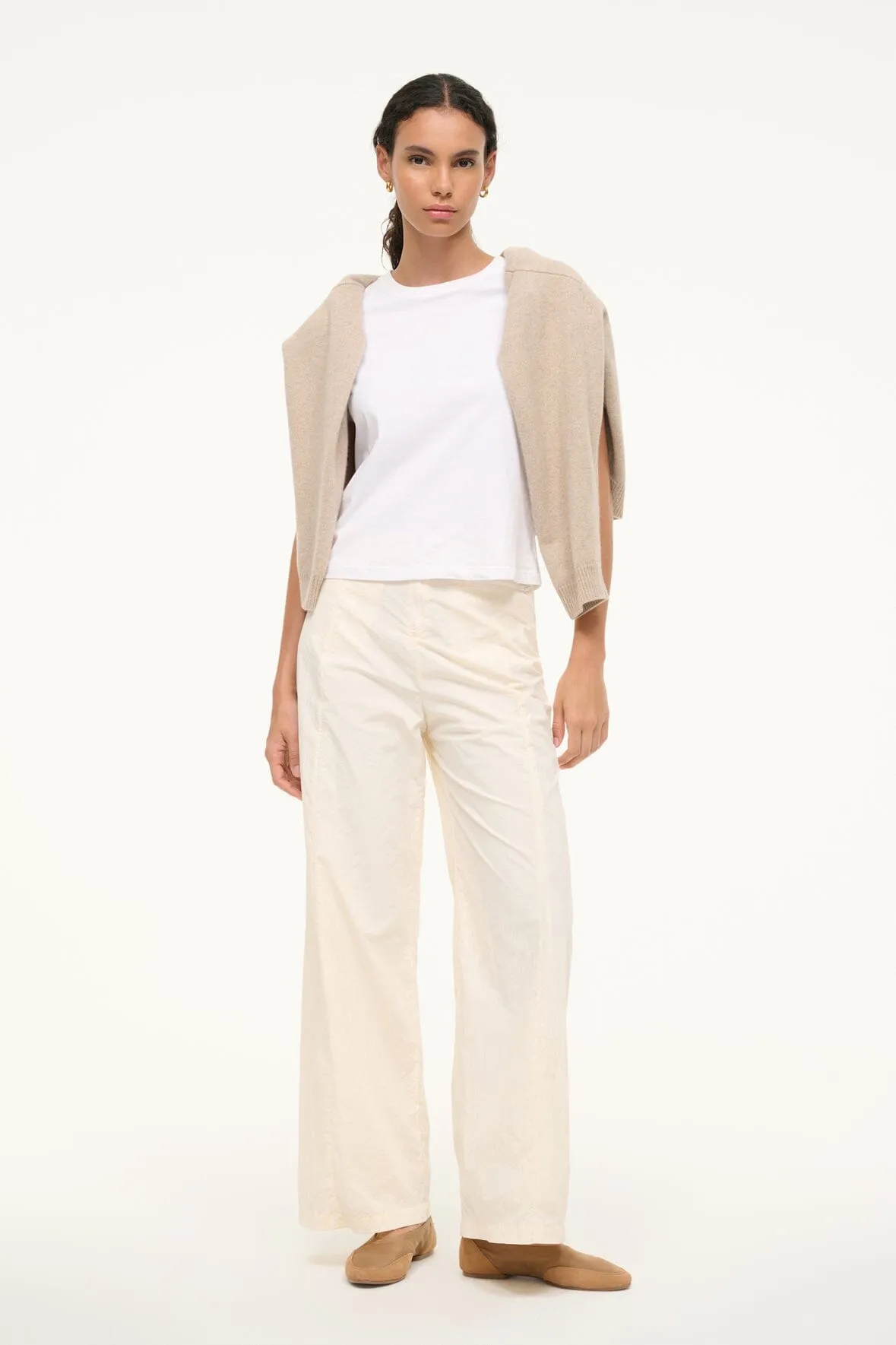 ADVENTURE PANT | IVORY sold by STAUD