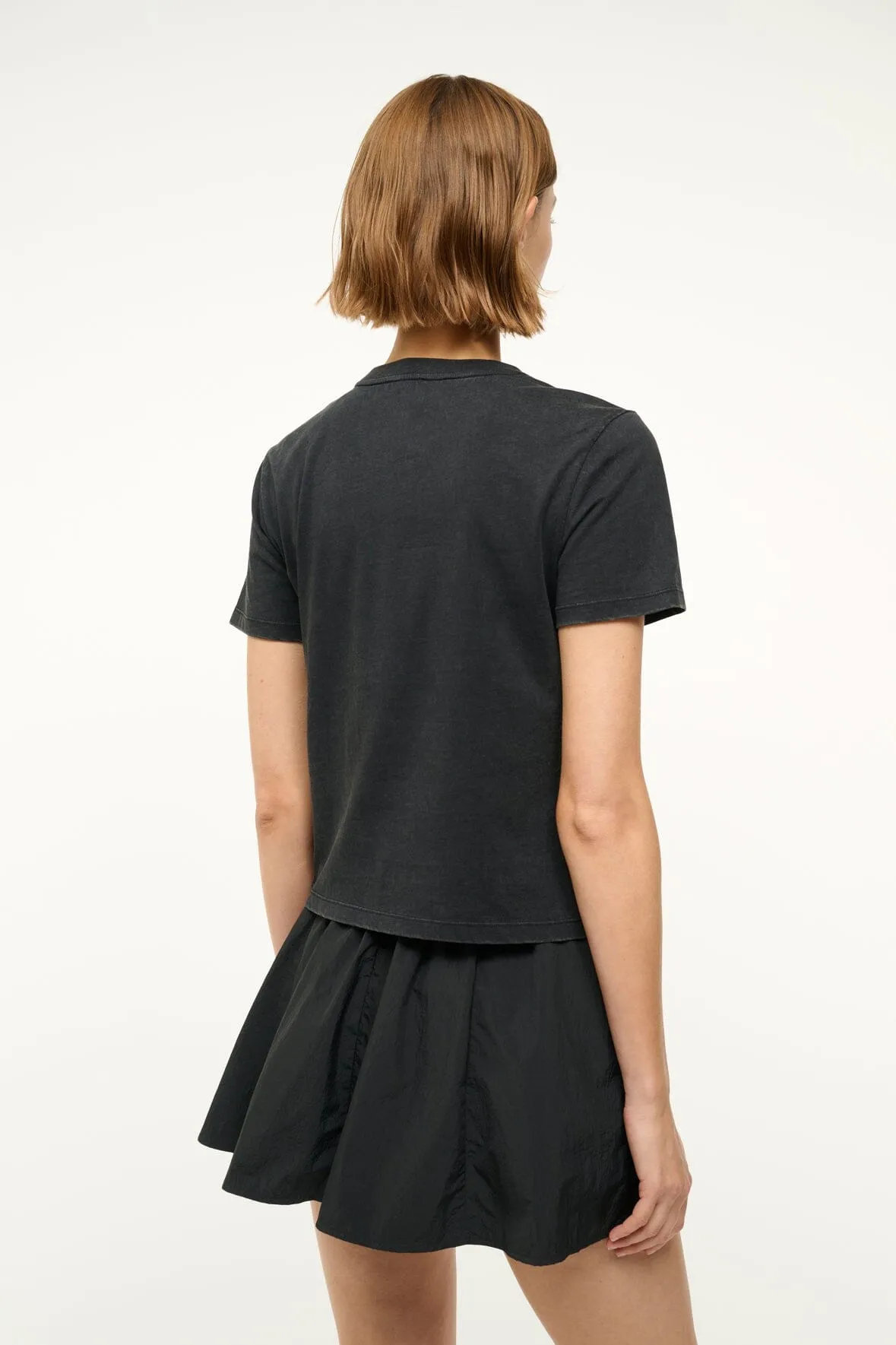 LULU SPORT TEE | BLACK sold by STAUD product image thumbnail 3