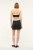CATCH SKIRT | BLACK sold by STAUD