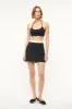 CATCH SKIRT | BLACK sold by STAUD