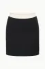 CATCH SKIRT | BLACK sold by STAUD