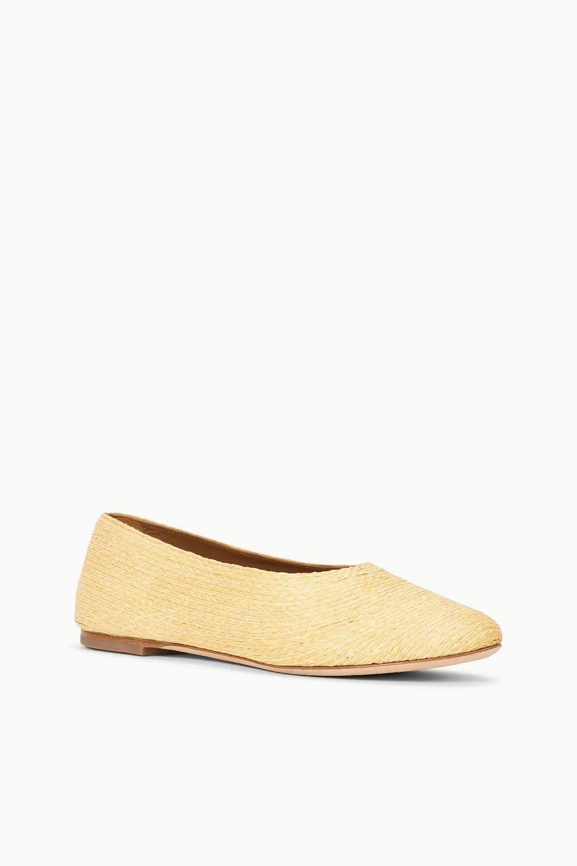 ALBA BALLET FLAT | NATURAL RAFFIA sold by STAUD product image thumbnail 2