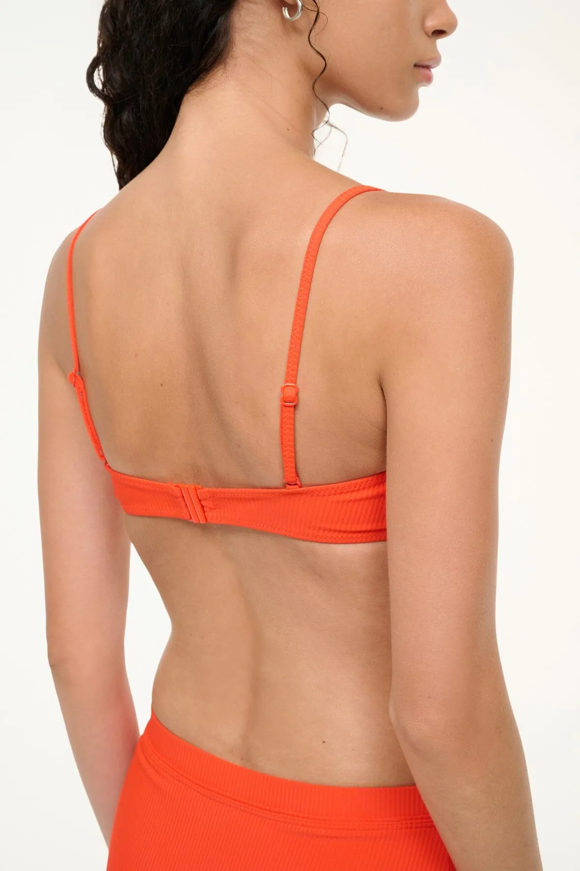 JO BALCONETTE BIKINI TOP | CAYENNE sold by STAUD product image thumbnail 5